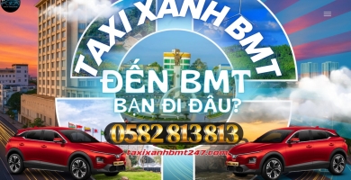 Taxi du lịch BMT — Đồng hành cùng chuyến đi hoàn hảo tại Buôn Ma Thuột